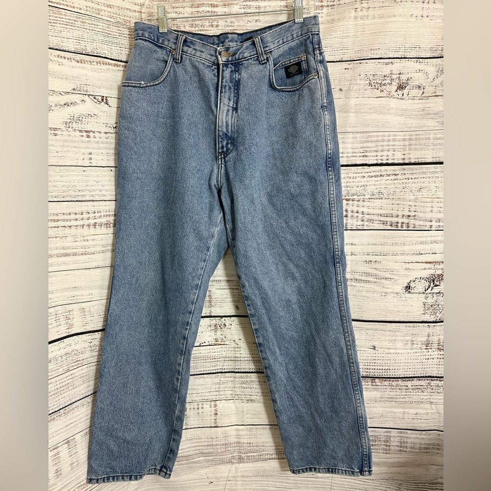 Men's Harley Davidson Blue Straight Jeans